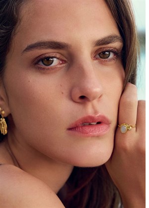 Lorelai ring Forgyldt Maanesten 